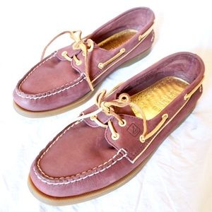 Sperry’s women’s purple gold size 10 top slider